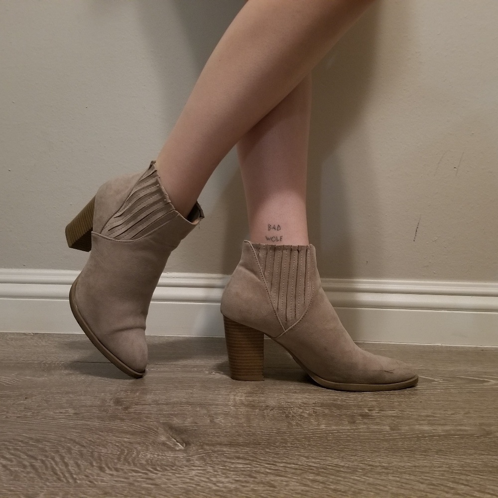 Tan Booties